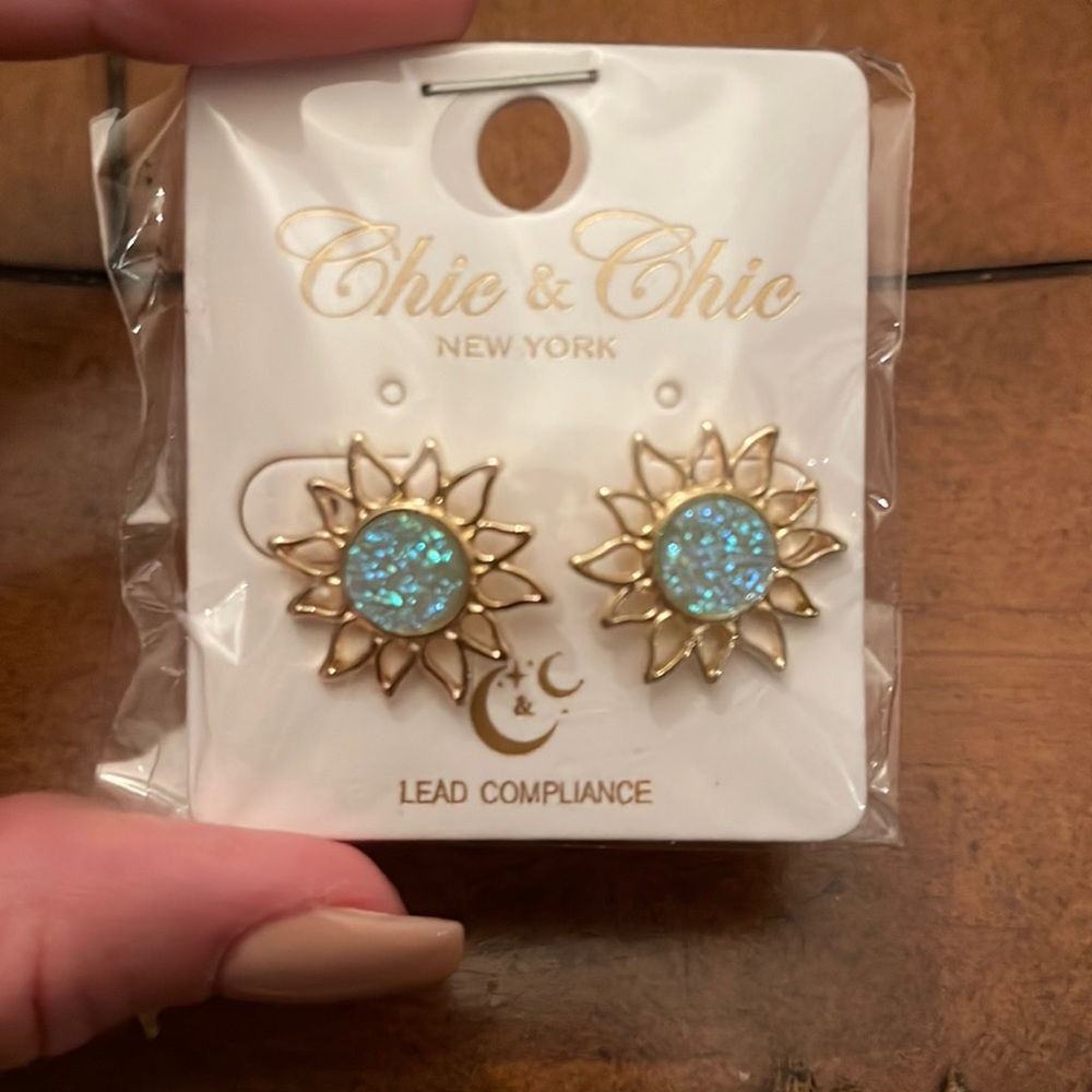 Sun earrings